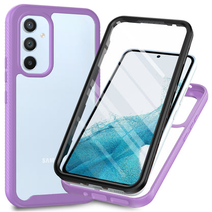 For Samsung Galaxy A34 5G PC + TPU Phone Case Shockproof Phone Cover with PET Screen Protector