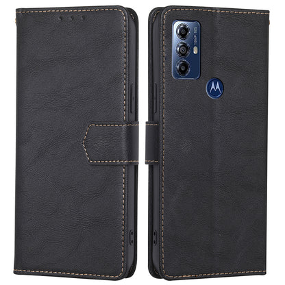 For Motorola Moto G Play (2023) 4G RFID Blocking Phone Case Wallet PU Leather Stand Magnetic Flip Cover