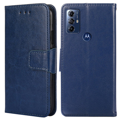 For Motorola Moto G Play (2023) 4G Leather Wallet Phone Case Anti-drop Folding Stand Cellphone Cover