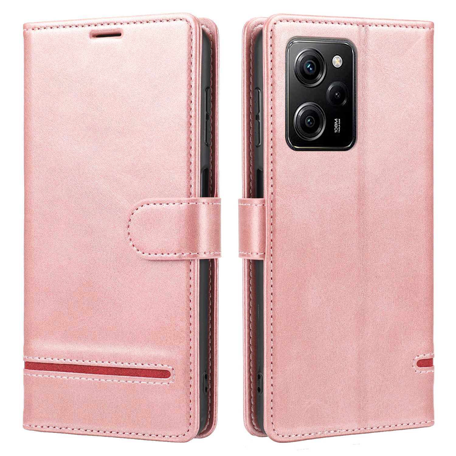 For Xiaomi Redmi Note 12 Pro 5G / 12 Pro Speed 5G / Poco X5 Pro 5G Horizontal Line Stand Wallet Leather Cover