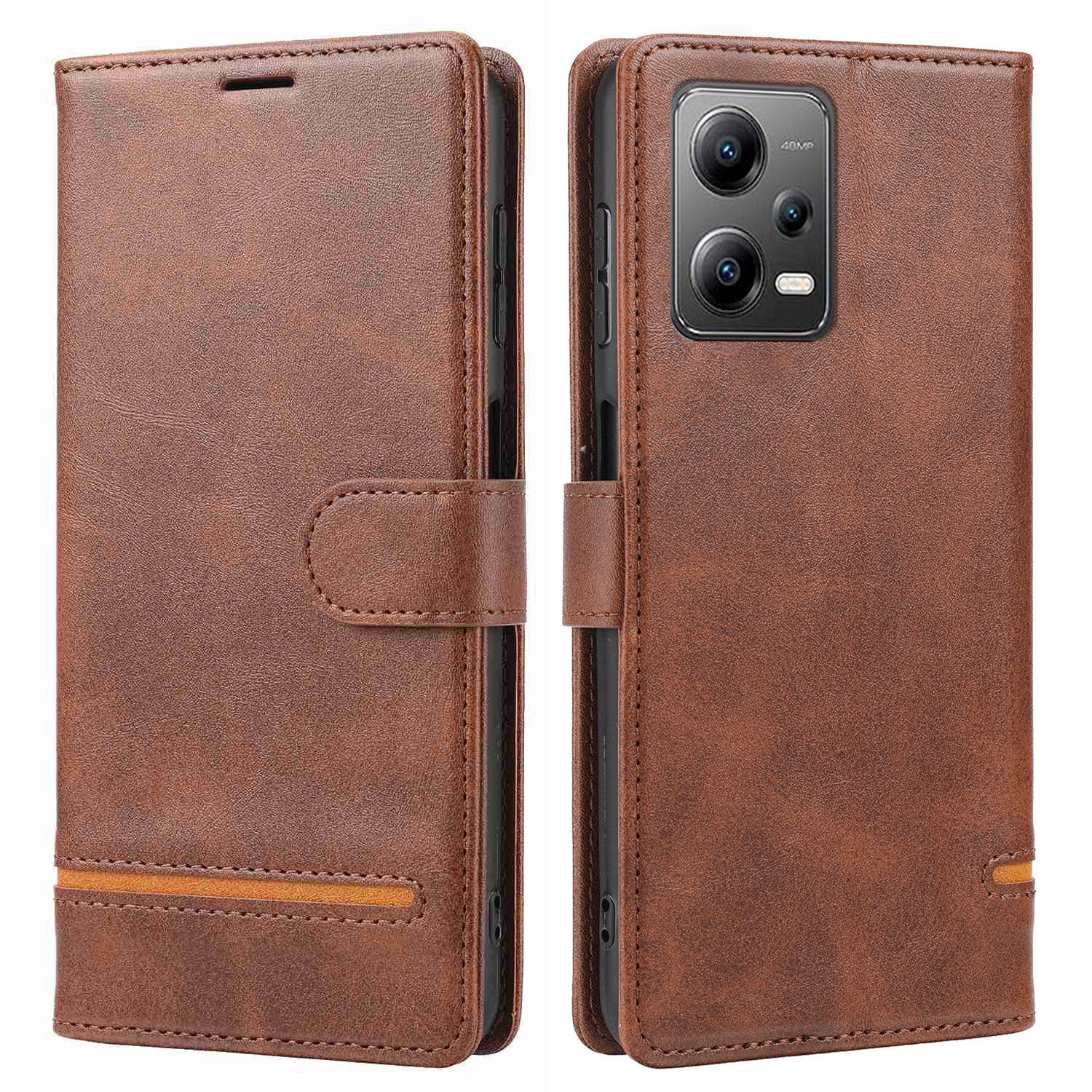 For Xiaomi Redmi Note 12 Pro+ 5G / 12 Explorer 5G Wallet Case Horizontal Line Stand Leather Cover