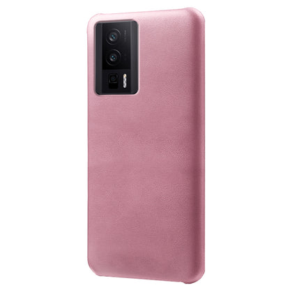 For Xiaomi Poco F5 Pro 5G / Redmi K60 Pro 5G / K60 5G PU Leather Coated PC Phone Case Calf Texture Shockproof Cover