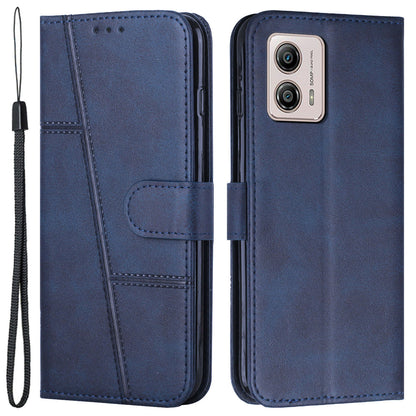 For Motorola Moto G73 5G Leather Phone Case Wallet Phone Stand Cover