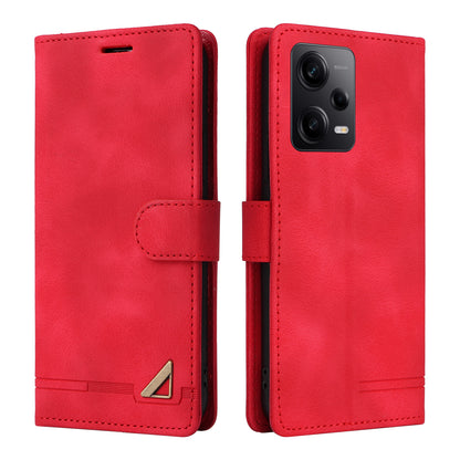 For Xiaomi Redmi Note 12 Pro 5G / Note 12 Pro Speed 5G / Poco X5 Pro 5G Leather Wallet Stand Phone Case Skin-touch Cover