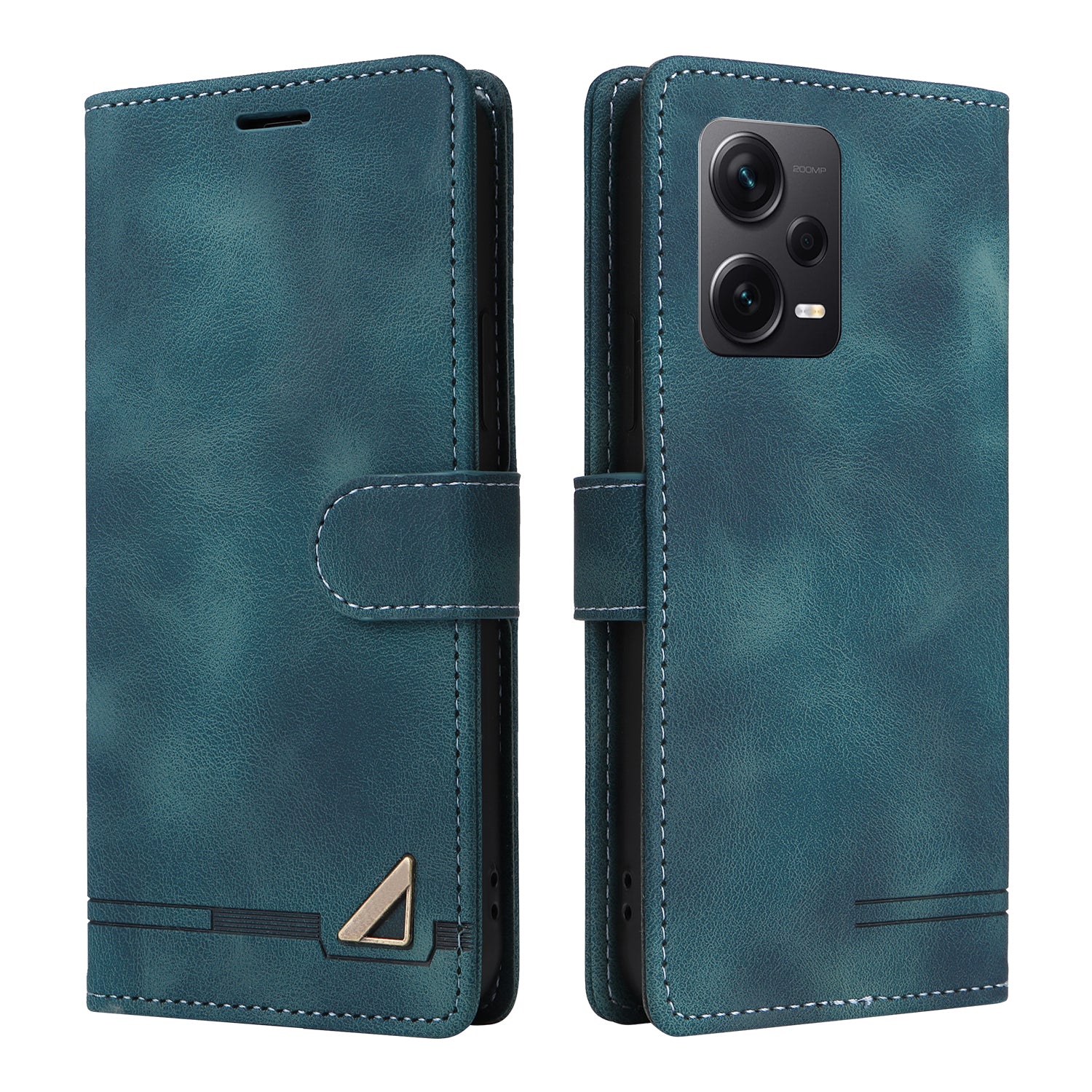 007 Series For Xiaomi Redmi Note 12 Pro+ 5G Shockproof Leather Wallet Stand Phone Case Skin-touch Phone Cover