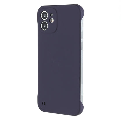 For iPhone 12 mini 5.4 inch Frameless Half Cover Protective Skin-touch Hard PC Mobail Phone Case