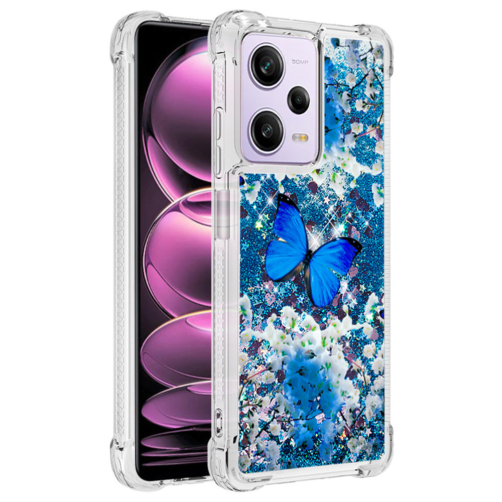 YB Quicksand Series-2 for Xiaomi Redmi Note 12 Pro 5G / Note 12 Pro Speed 5G / Poco X5 Pro 5G Soft TPU Cover Pattern Printing Phone Case
