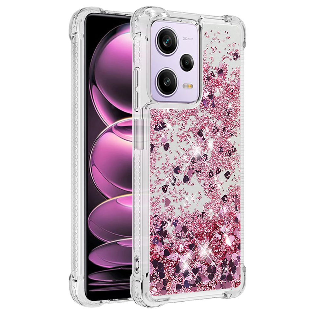 For Xiaomi Redmi Note 12 Pro 5G / Note 12 Pro Speed 5G / Poco X5 Pro 5G YB Quicksand Series-1 Cell Phone Case Anti-drop TPU Phone Cover