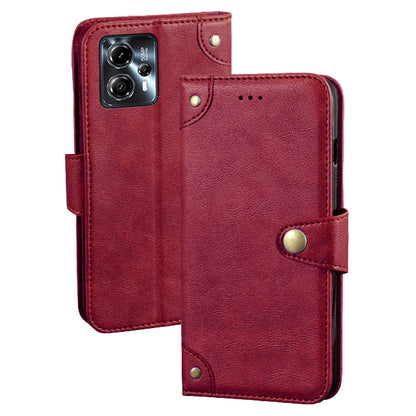 IDEWEI For Motorola Moto G23 4G / G13 4G Anti-Scratch Phone Case PU Leather Wallet Smartphone Stand Phone Cover