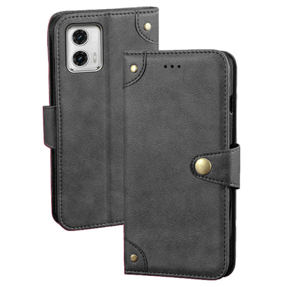 IDEWEI For Motorola Moto G73 5G PU Leather Wallet Phone Case Stand Cell Phone Cover