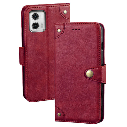 IDEWEI For Motorola Moto G73 5G PU Leather Wallet Phone Case Stand Cell Phone Cover