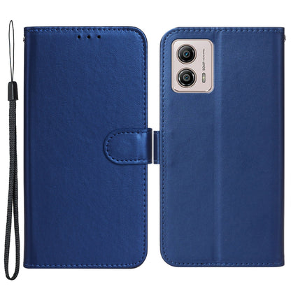 B40 For Motorola Moto G73 5G Smartphone Cover Wallet Stand Anti-Dust PU Leather+TPU Cell Phone Case