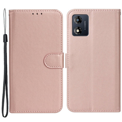 B40 For Motorola Moto E13 4G Wallet Smartphone Case Stand Phone Cover PU Leather+TPU Phone Shell