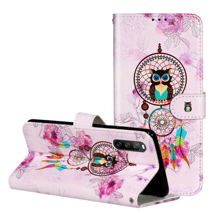 For Sony Xperia 10 V Wallet Case Pattern Printing PU Leather Stand Phone Cover with Strap