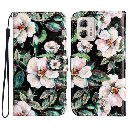 For Motorola Moto G73 5G Wallet Phone Case Pattern Printing Leather Cover with Stand