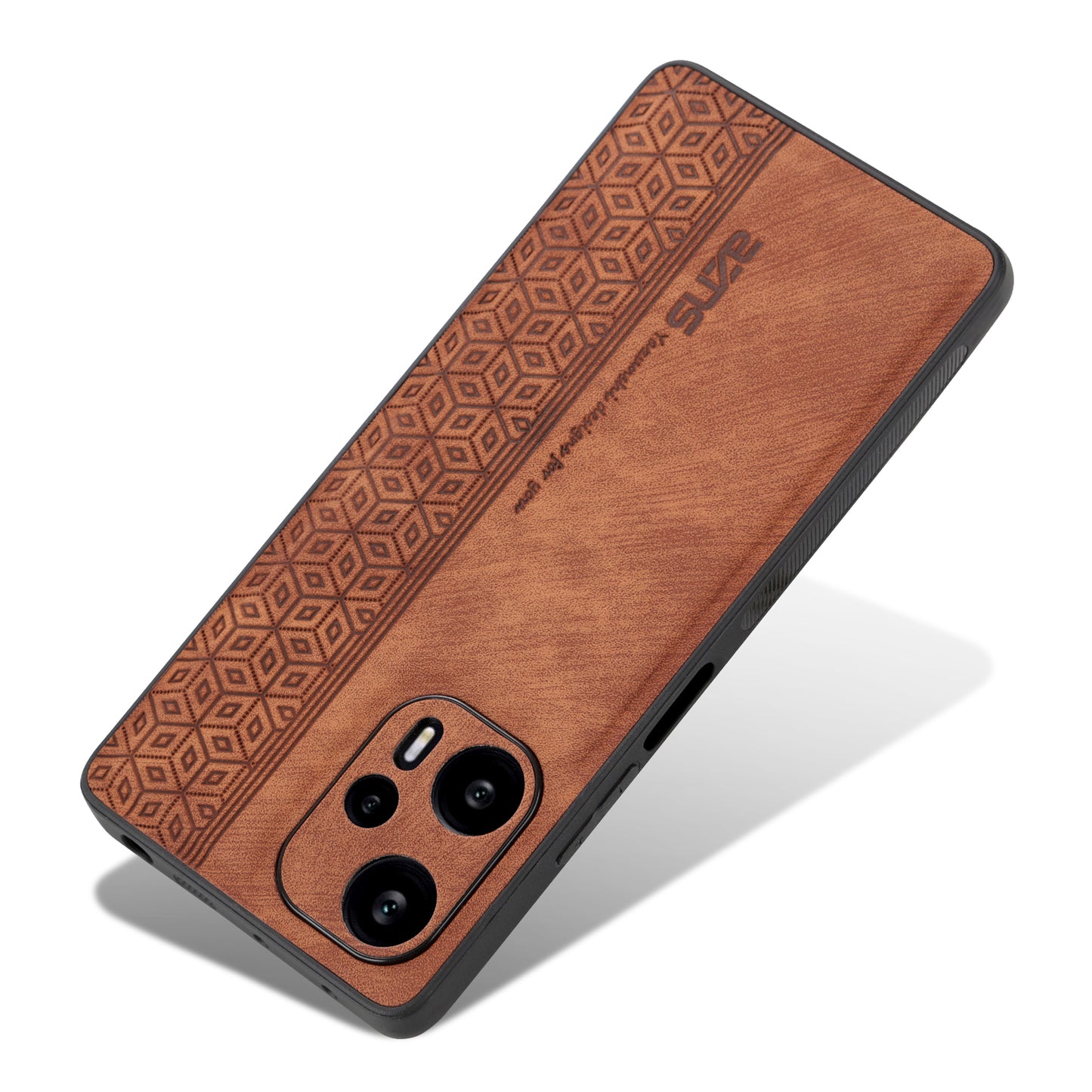 AZNS Phone Case for Xiaomi Redmi Note 12 Turbo / Poco F5 5G , PU Leather+TPU Imprinted Phone Cover