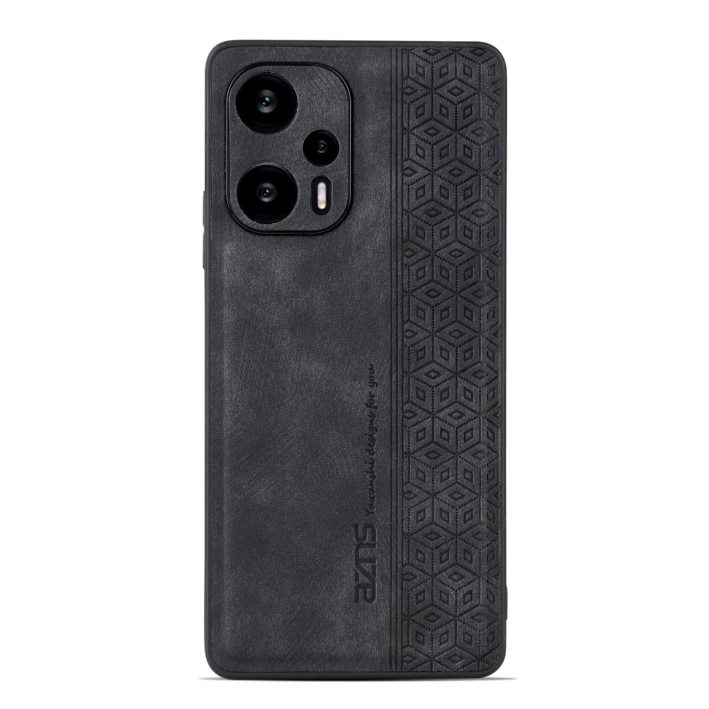 AZNS Phone Case for Xiaomi Redmi Note 12 Turbo / Poco F5 5G , PU Leather+TPU Imprinted Phone Cover