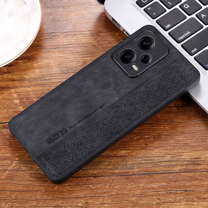 AZNS Phone Case for Xiaomi Redmi Note 12 Turbo / Poco F5 5G , PU Leather+TPU Imprinted Phone Cover