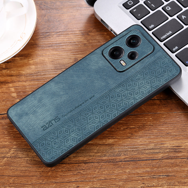 AZNS Phone Case for Xiaomi Redmi Note 12 Turbo / Poco F5 5G , PU Leather+TPU Imprinted Phone Cover