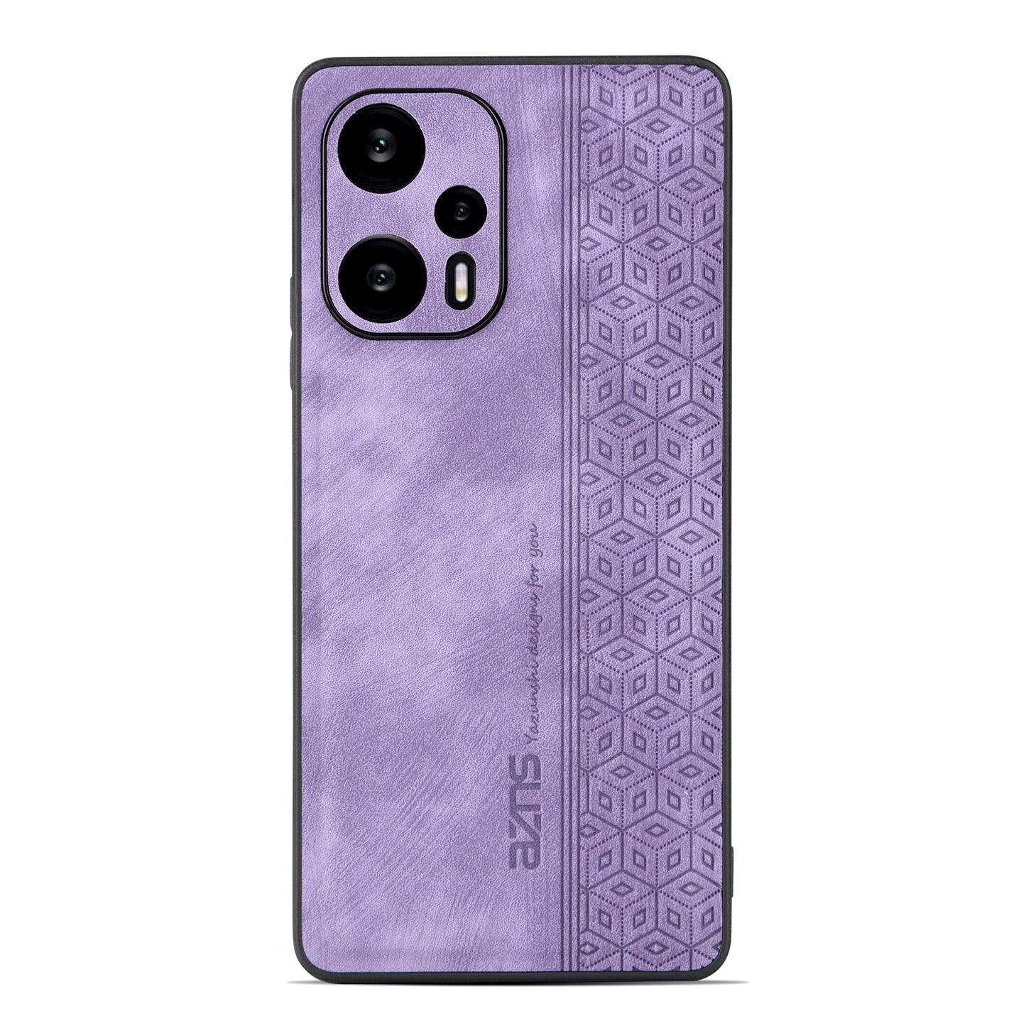 AZNS Phone Case for Xiaomi Redmi Note 12 Turbo / Poco F5 5G , PU Leather+TPU Imprinted Phone Cover