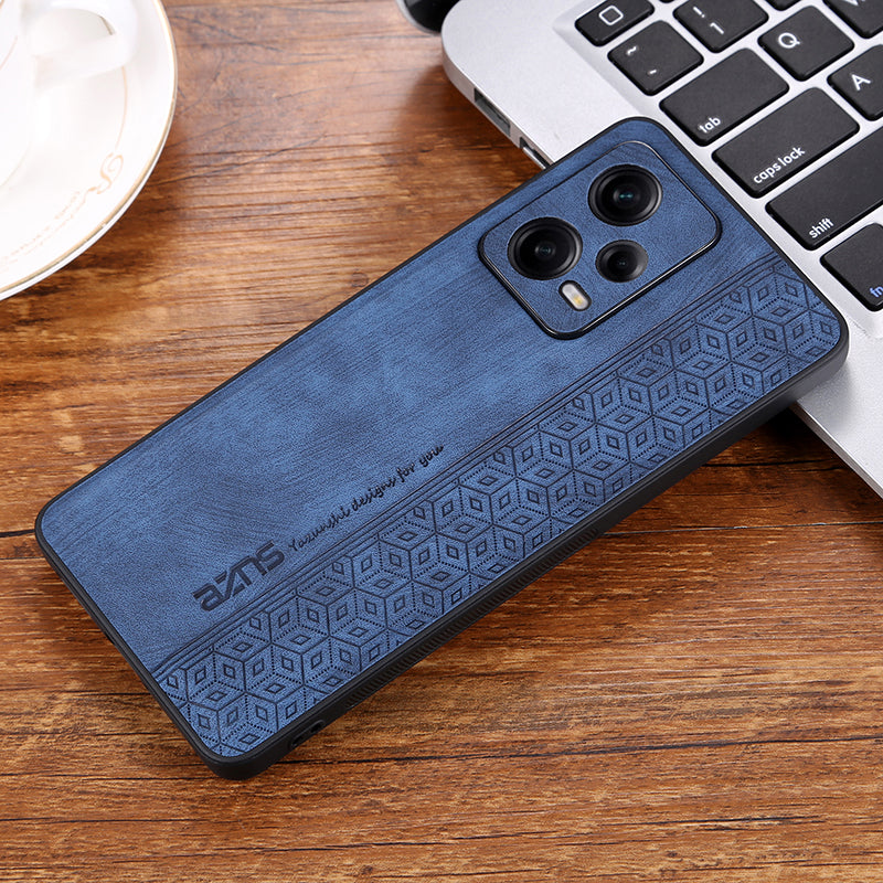 AZNS Phone Case for Xiaomi Redmi Note 12 Turbo / Poco F5 5G , PU Leather+TPU Imprinted Phone Cover