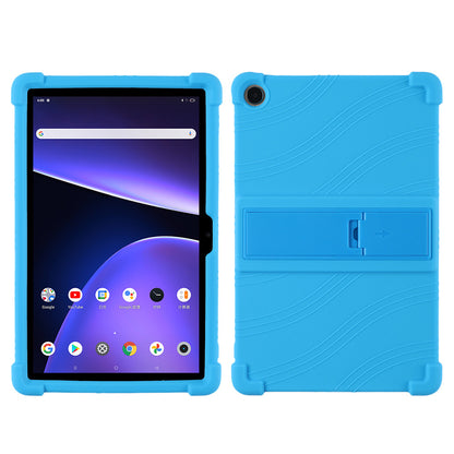 Protective Cover for Realme Pad 10.4-inch, PC Kickstand Scratch Resistant Soft Silicone Tablet Case