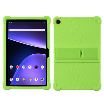 Protective Cover for Realme Pad 10.4-inch, PC Kickstand Scratch Resistant Soft Silicone Tablet Case