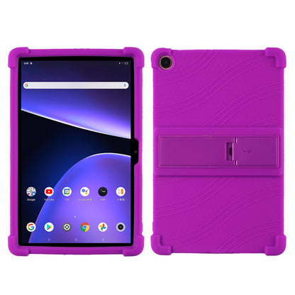 Protective Cover for Realme Pad 10.4-inch, PC Kickstand Scratch Resistant Soft Silicone Tablet Case