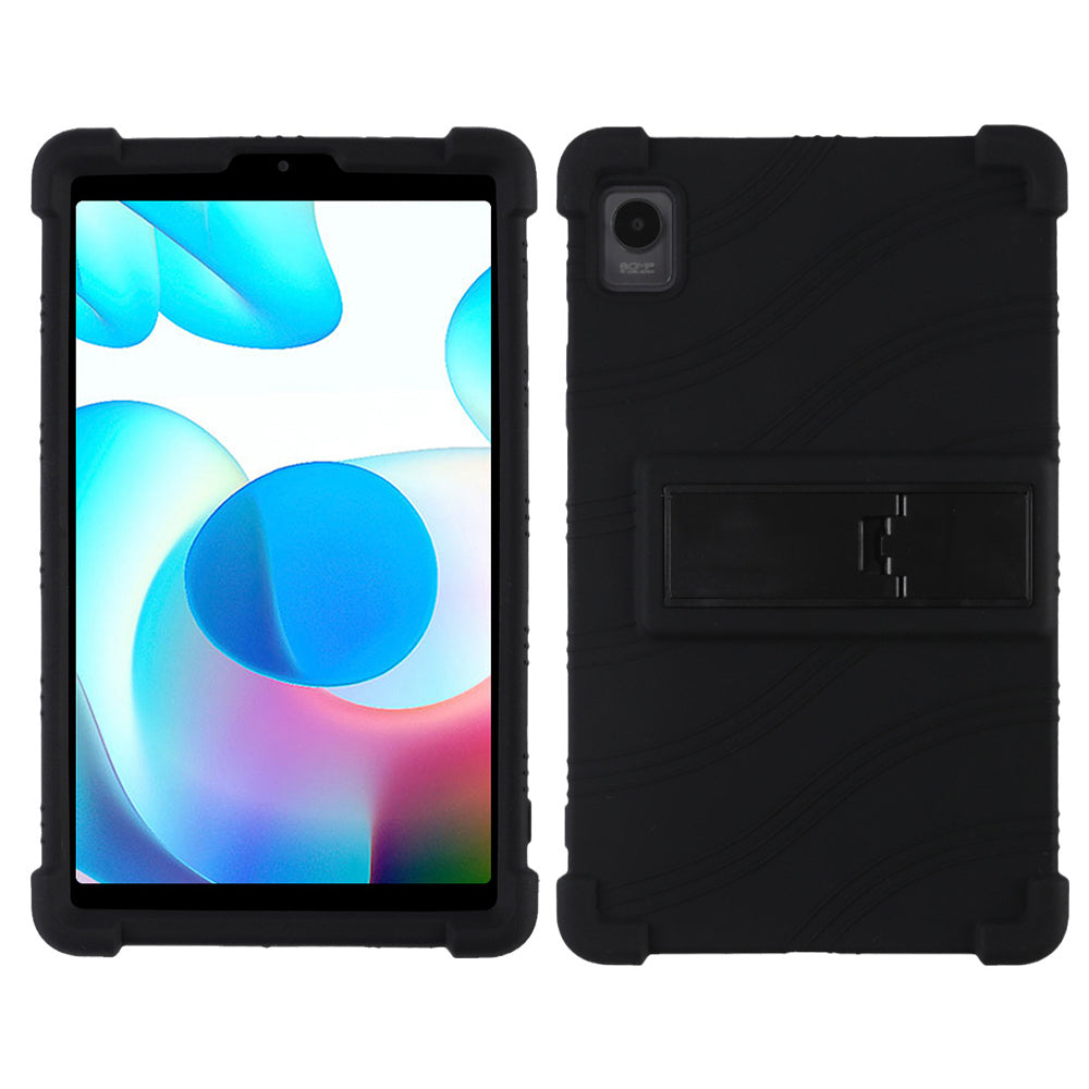 Protective Cover for Realme Pad Mini 8.7-inch with PC Kickstand, Scratch Resistant Soft Silicone Tablet Case