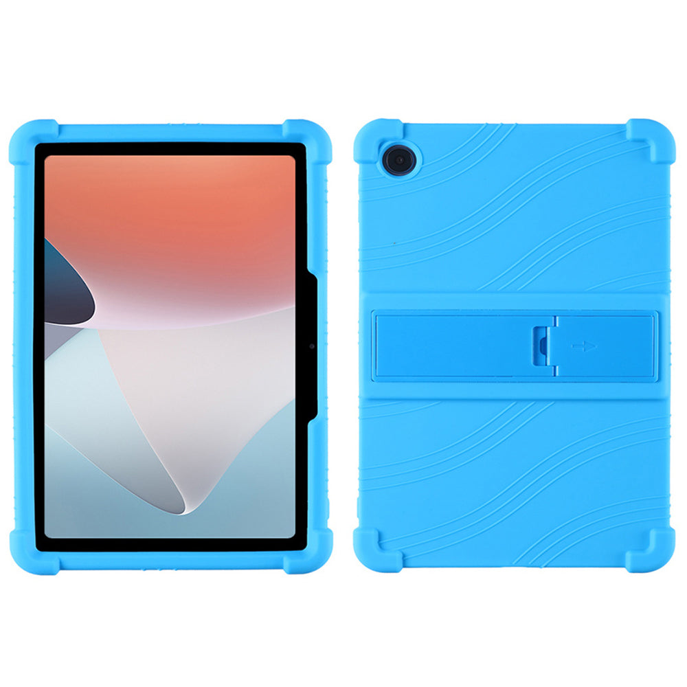 Protective Cover for Oppo Pad Air 10.36-inch 2022 with PC Kickstand, Fall Protection Soft Silicone Tablet Case