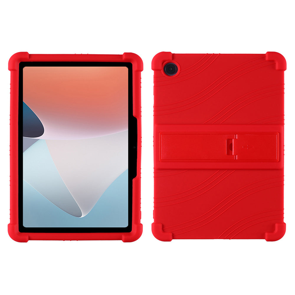 Protective Cover for Oppo Pad Air 10.36-inch 2022 with PC Kickstand, Fall Protection Soft Silicone Tablet Case