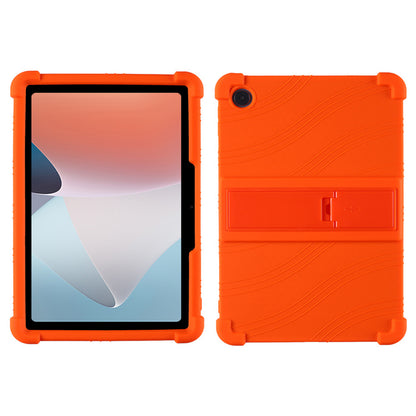 Protective Cover for Oppo Pad Air 10.36-inch 2022 with PC Kickstand, Fall Protection Soft Silicone Tablet Case