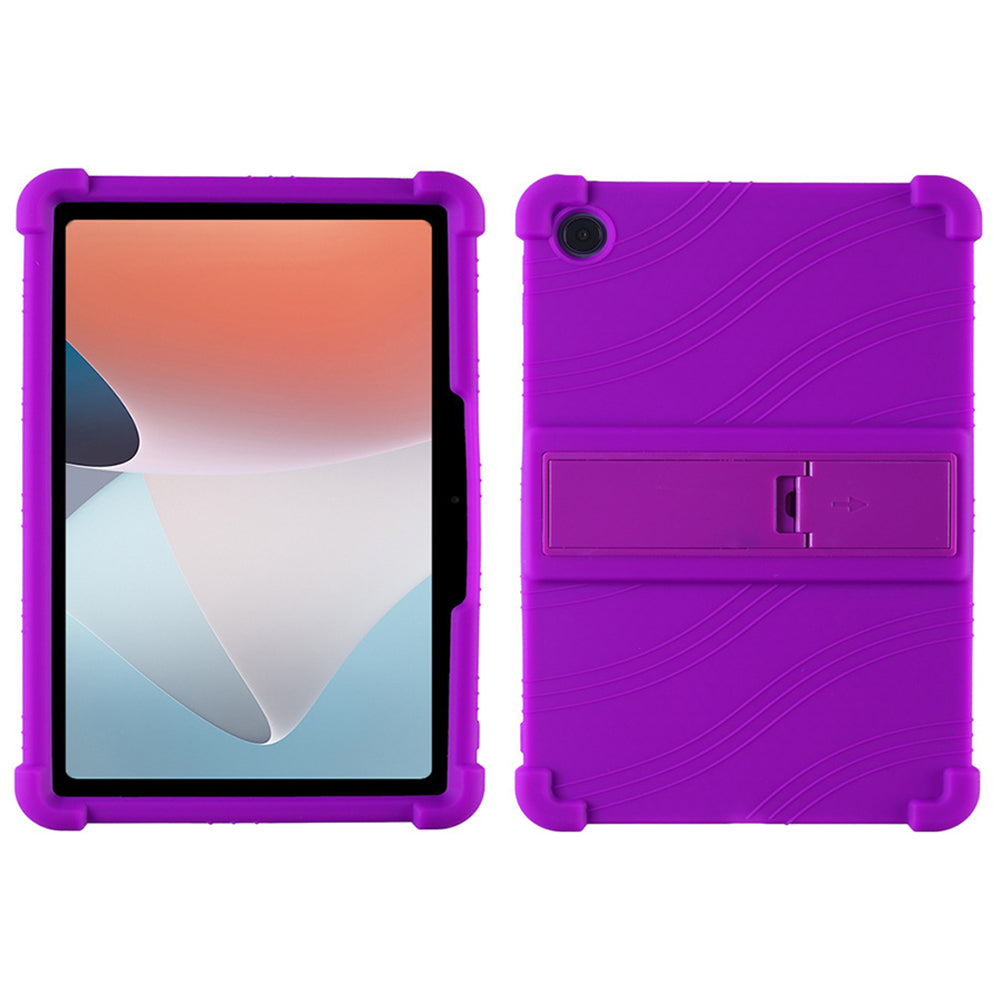 Protective Cover for Oppo Pad Air 10.36-inch 2022 with PC Kickstand, Fall Protection Soft Silicone Tablet Case