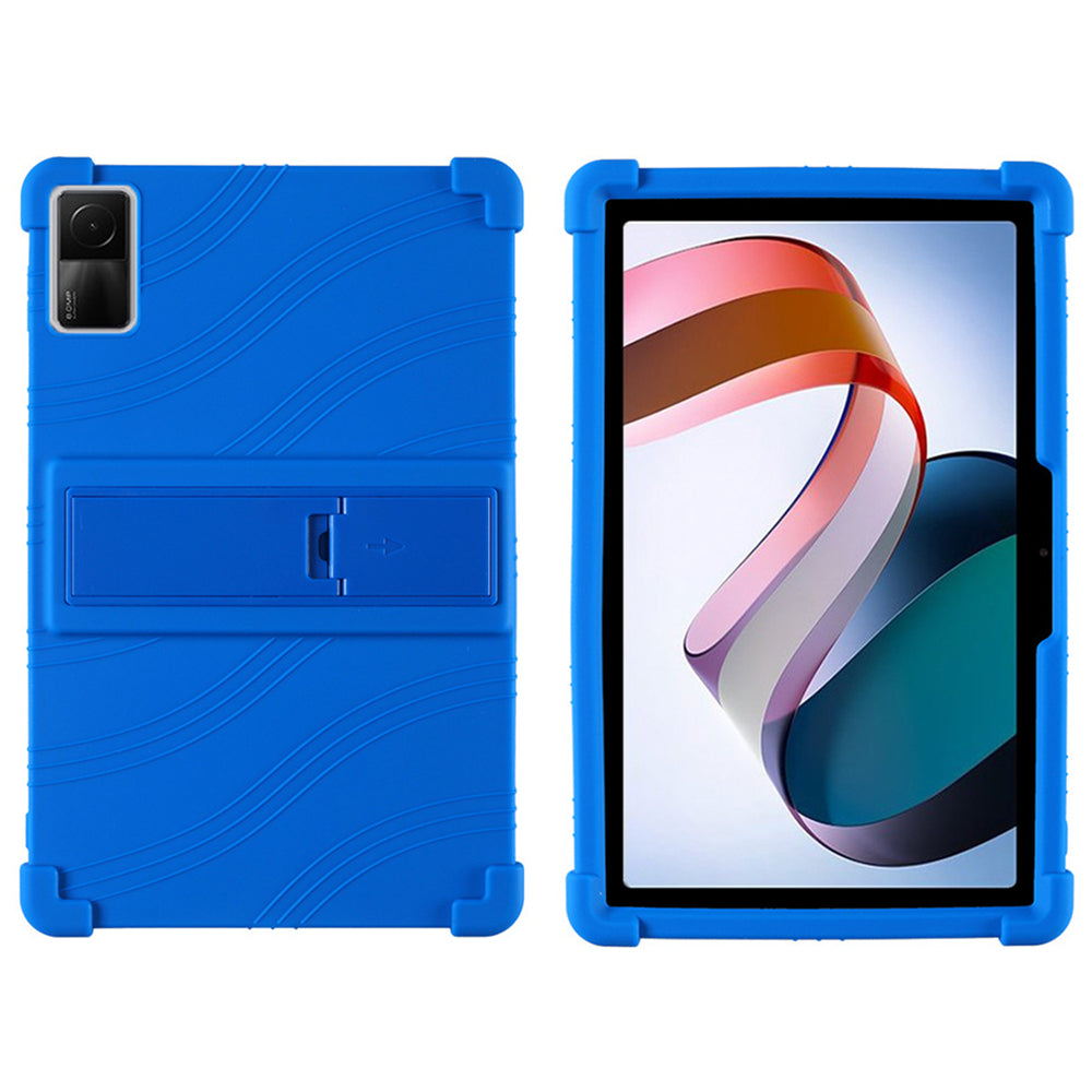 For Xiaomi Redmi Pad Protective Cover, Shock-absorbing Soft Silicone Tablet Case with PC Kickstand