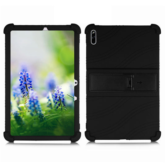 For Huawei MatePad 10.4 (2022) / BAH3-AN10 Anti-drop Tablet Cover Shockproof Silicone Tablet Case with PC Kickstand