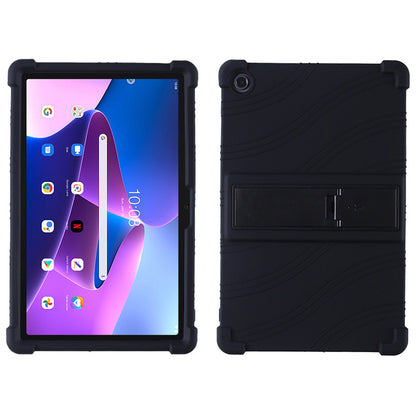 For Lenovo K10 Pro TB226XC / TB-223FC Anti-Slip Silicone Tablet Case Kickstand Shockproof Protective Cover