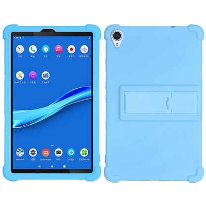 For Lenovo Tab M8 (3rd Gen) / Tab M8 (2nd Gen) TB-8506FS / XS Silicone Protective Cover Anti-Slip Kickstand Tablet Case