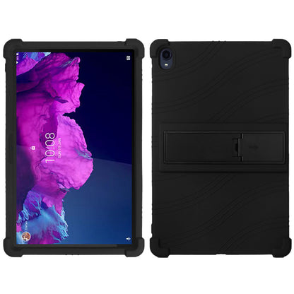 For Lenovo Tab K11 TB-J606N Silicone Tablet Case Kickstand Shockproof Protective Cover