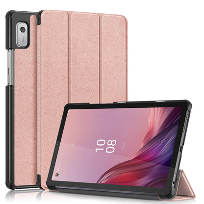 Tri-fold Stand Tablet Case for Lenovo Tab M9 TB-310FU , Auto Wake / Sleep PU Leather Tablet Cover