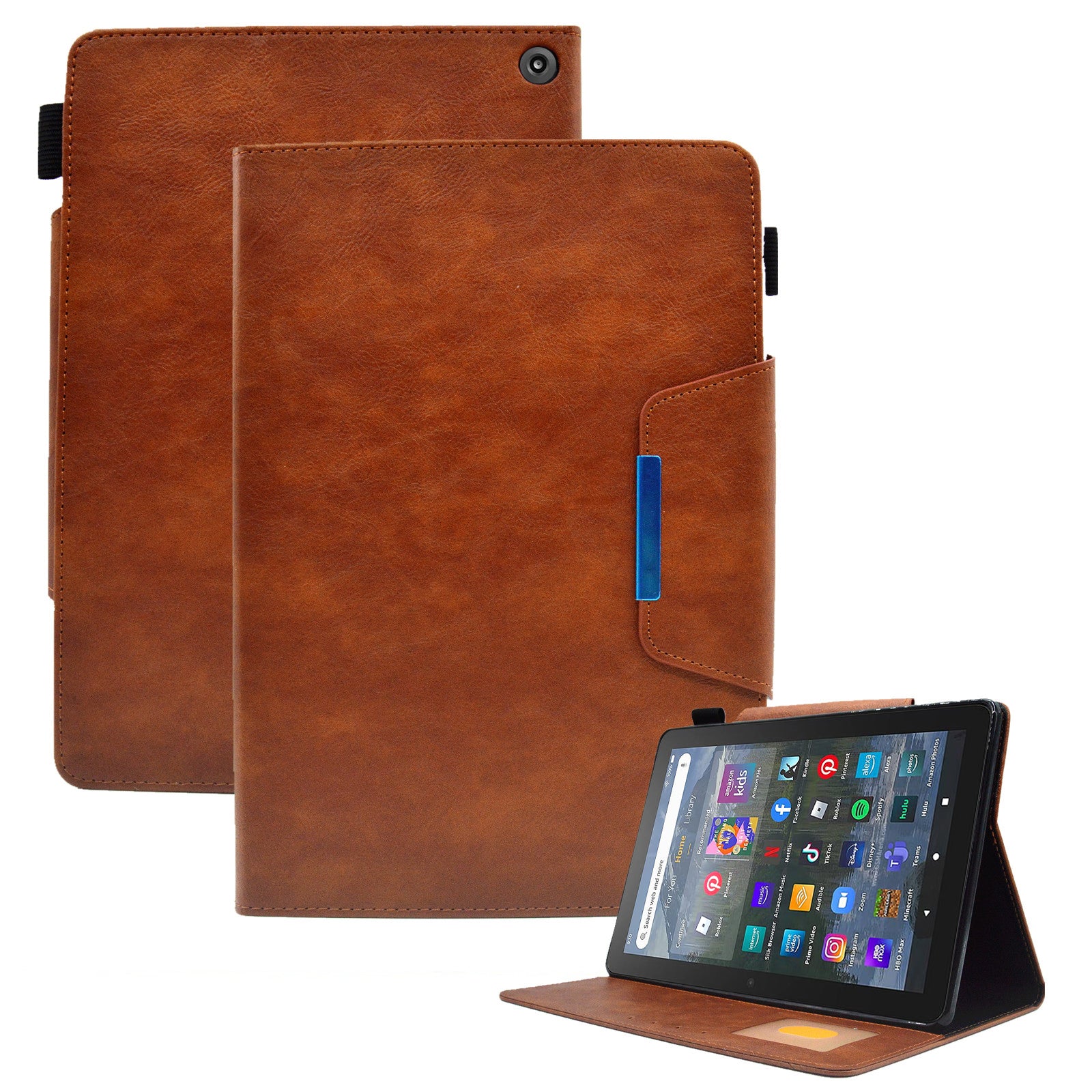 For Amazon Fire HD 8 (2020) / (2022) / 8 Plus (2022) / (2020) Leather Tablet Case Wallet Stand Slim Tablet Cover