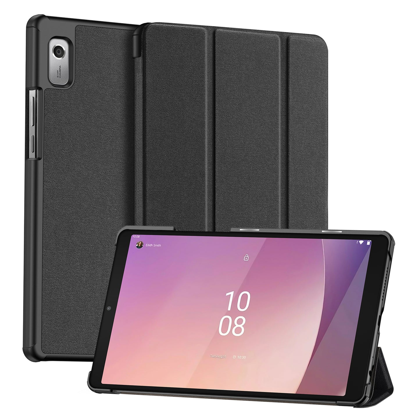 DUX DUCIS Domo Series for Lenovo Tab M9 Tablet Case PU Leather Tri-Fold Stand Cover