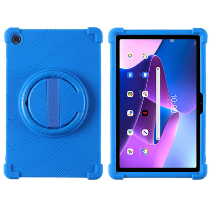 For Lenovo Xiaoxin Pad 2022 10.6 inch TB125FU / TB128FU PC+Silicone Tablet Case Rotating Kickstand Cover