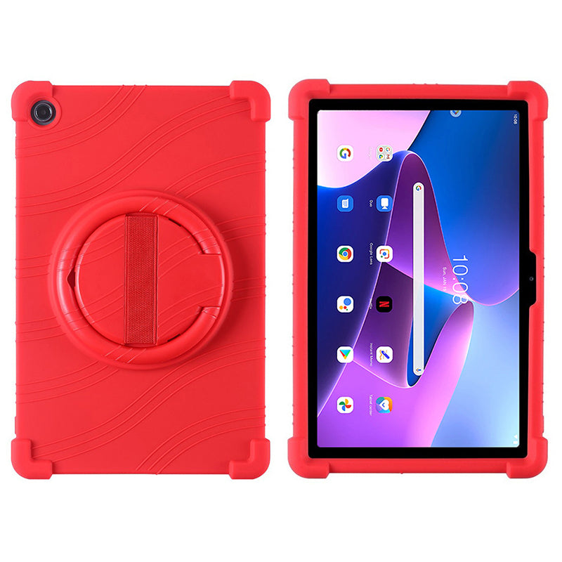 For Lenovo Xiaoxin Pad 2022 10.6 inch TB125FU / TB128FU PC+Silicone Tablet Case Rotating Kickstand Cover