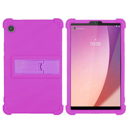 For Lenovo Tab M8 Gen 4 TB-300FU Anti-scratch Tablet Silicone Case Kickstand Protective Tablet Cover