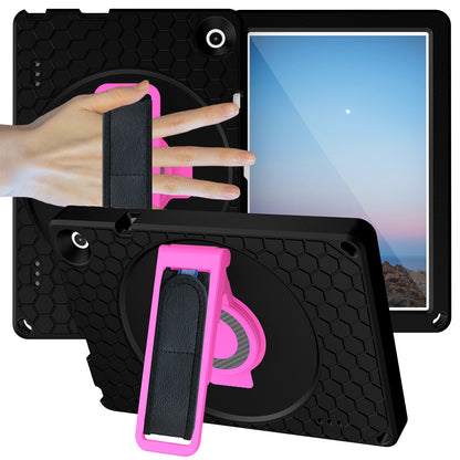 For Walmart Onn 10.1&quot; (2022) Tablet Case Hand Strap Rotary Kickstand EVA+PC Tablet Cover with Shoulder Strap