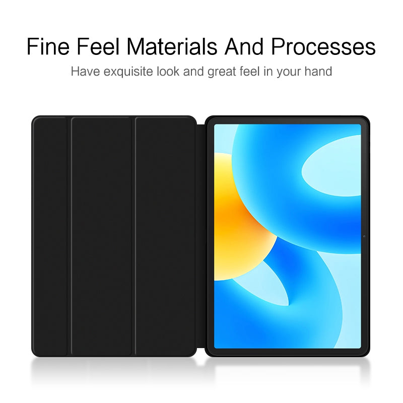 For Huawei MatePad 11.5 PU Leather Trifold Stand Cover Auto Sleep / Wake Protective Tablet Case