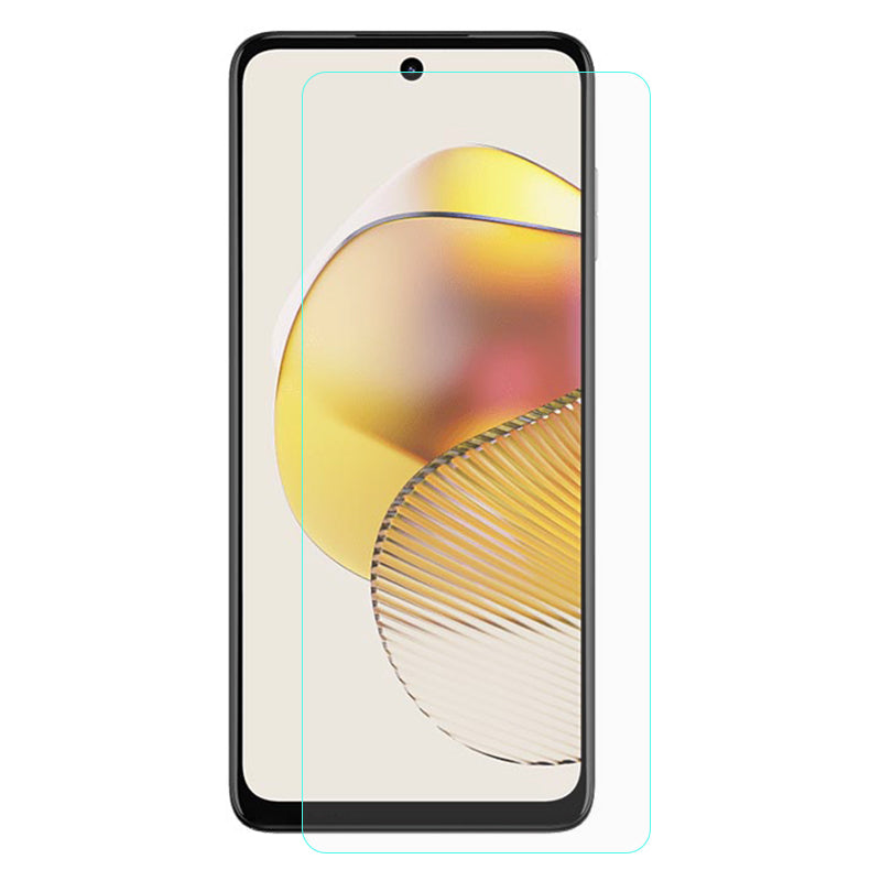 For Motorola Moto G73 5G Tempered Glass Screen Protector 0.3mm Arc Edge Anti-explosion Clear Film