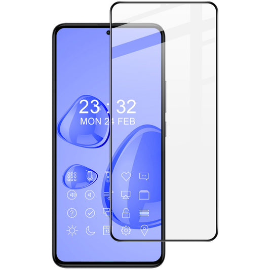 IMAK Pro+ Series Anti-fingerprint Screen Protector for Xiaomi Redmi Note 12 Pro Speed 5G / Poco X5 Pro 5G, HD Clear Full Glue Full Covering Tempered Glass Film