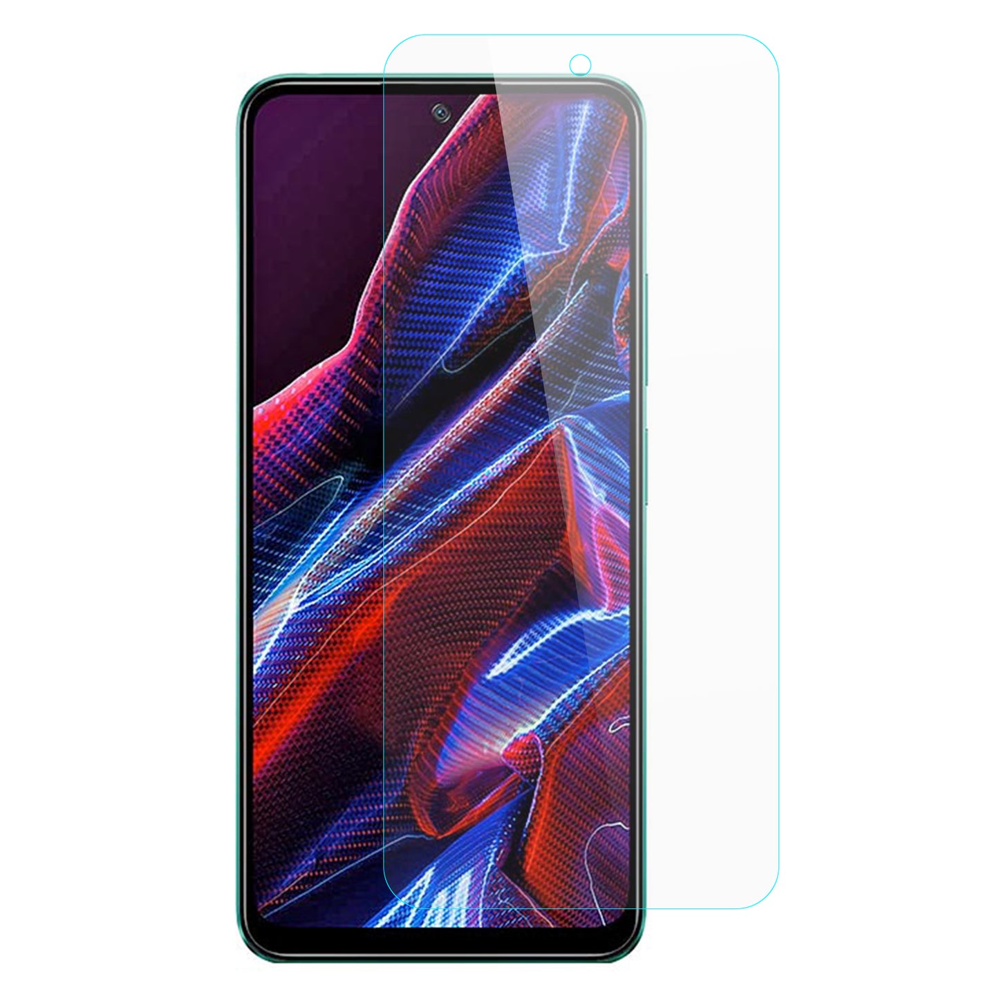 Ultra Clear Screen Protector for Xiaomi Redmi Note 12 5G (China) / (India) / (Global) / Poco X5 5G, 0.3mm Arc Edge Shatterproof HD Tempered Glass Film