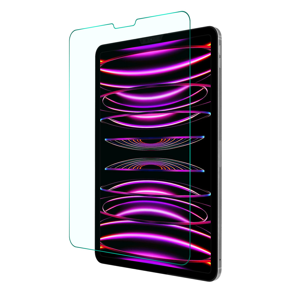 ENKAY HAT PRINCE For iPad Pro 12.9 (2022) / (2021) / (2020 / (2018) Tempered Glass Screen Protector 0.33mm 9H 2.5D Arc Edge HD Clear Full Glue Film